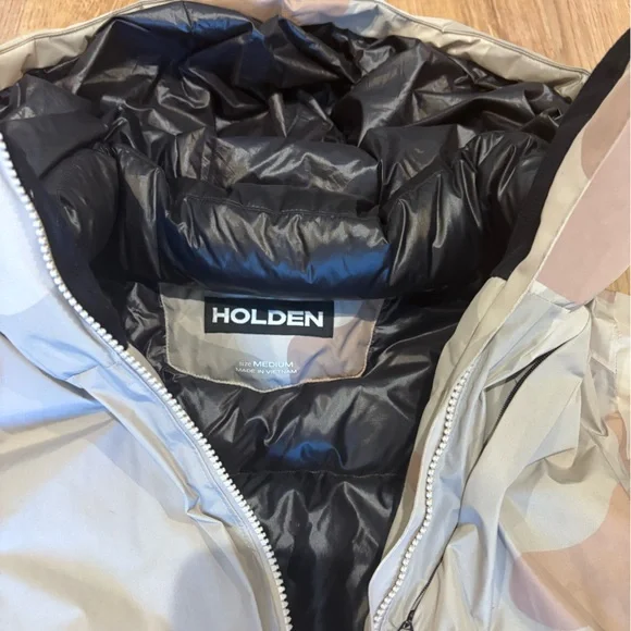 New Free People x Holden Women's Ashley Down Puffer Ski Jacket  Camo sz medium - Picture 5 of 8